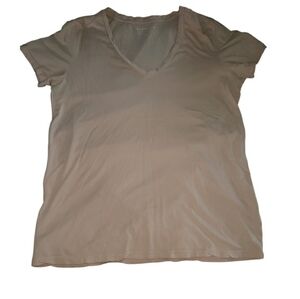 Everlane Slim Sleeve V-Neck Tee- M
